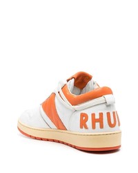 weiße Leder niedrige Sneakers von Rhude