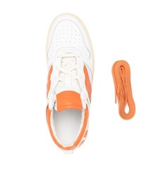 weiße Leder niedrige Sneakers von Rhude