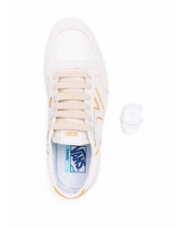 weiße Leder niedrige Sneakers von Vans