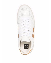 weiße Leder niedrige Sneakers von Veja