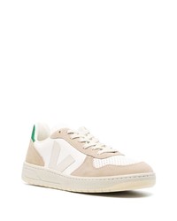 weiße Leder niedrige Sneakers von Veja