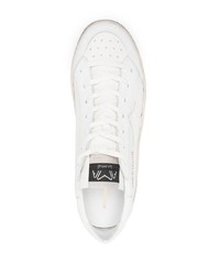 weiße Leder niedrige Sneakers von Château Lafleur-Gazin