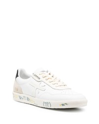 weiße Leder niedrige Sneakers von Premiata