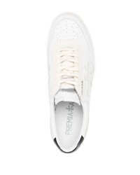 weiße Leder niedrige Sneakers von Premiata