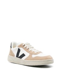 weiße Leder niedrige Sneakers von Veja