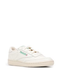 weiße Leder niedrige Sneakers von Reebok