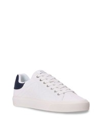 weiße Leder niedrige Sneakers von Armani Exchange