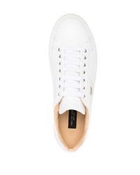 weiße Leder niedrige Sneakers von Philipp Plein