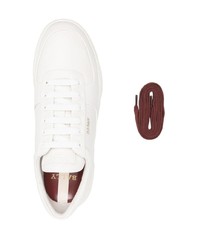 weiße Leder niedrige Sneakers von Bally