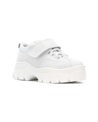 weiße Leder niedrige Sneakers von MSGM