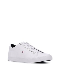 weiße Leder niedrige Sneakers von Tommy Hilfiger