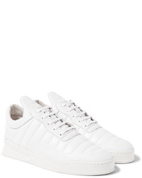 weiße Leder niedrige Sneakers von Filling Pieces