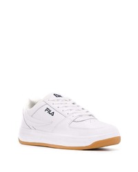 weiße Leder niedrige Sneakers von Fila