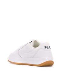 weiße Leder niedrige Sneakers von Fila