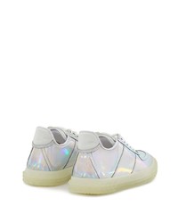 weiße Leder niedrige Sneakers von Giuseppe Zanotti