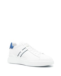 weiße Leder niedrige Sneakers von Hogan