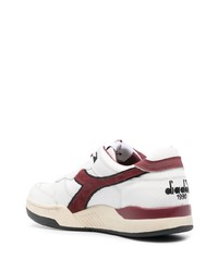 weiße Leder niedrige Sneakers von Diadora