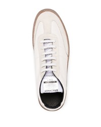 weiße Leder niedrige Sneakers von Spalwart