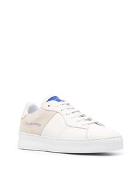 weiße Leder niedrige Sneakers von Filling Pieces