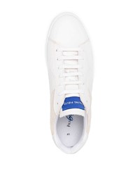 weiße Leder niedrige Sneakers von Filling Pieces