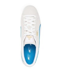 weiße Leder niedrige Sneakers von Puma