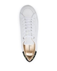 weiße Leder niedrige Sneakers von Android Homme