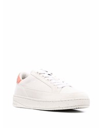 weiße Leder niedrige Sneakers von Diesel