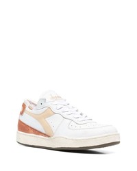 weiße Leder niedrige Sneakers von Diadora