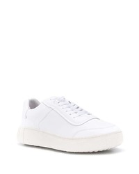 weiße Leder niedrige Sneakers von Primury