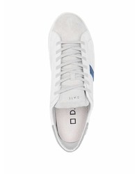 weiße Leder niedrige Sneakers von D.A.T.E