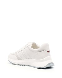 weiße Leder niedrige Sneakers von Bally