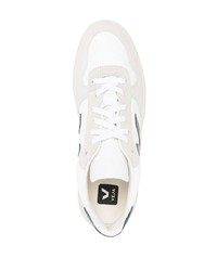 weiße Leder niedrige Sneakers von Veja