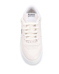 weiße Leder niedrige Sneakers von Misbhv