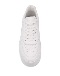 weiße Leder niedrige Sneakers von Hogan