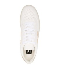 weiße Leder niedrige Sneakers von Veja