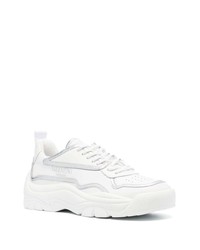 weiße Leder niedrige Sneakers von Valentino Garavani