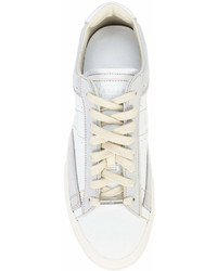 weiße Leder niedrige Sneakers von Maison Margiela