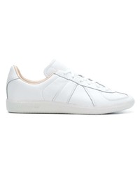 weiße Leder niedrige Sneakers von adidas