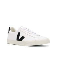 weiße Leder niedrige Sneakers von Veja