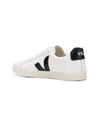 weiße Leder niedrige Sneakers von Veja