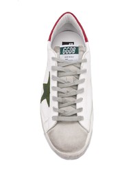 weiße Leder niedrige Sneakers von Golden Goose Deluxe Brand