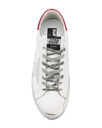 weiße Leder niedrige Sneakers von Golden Goose Deluxe Brand