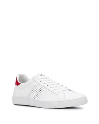 weiße Leder niedrige Sneakers von Hogan