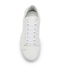 weiße Leder niedrige Sneakers von A-Cold-Wall*