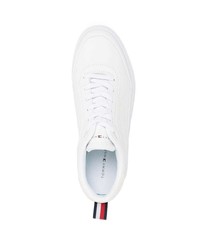 weiße Leder niedrige Sneakers von Tommy Hilfiger