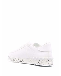 weiße Leder niedrige Sneakers von Valentino Garavani