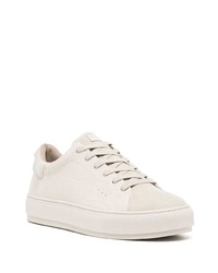 weiße Leder niedrige Sneakers von Kurt Geiger London