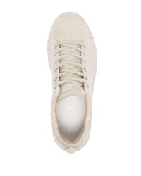 weiße Leder niedrige Sneakers von Kurt Geiger London