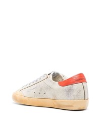 weiße Leder niedrige Sneakers von Golden Goose