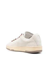 weiße Leder niedrige Sneakers von Lanvin